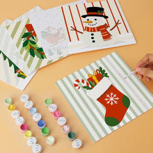 Load image into Gallery viewer, Mini Paint by Numbers Set 7.9"x7.9" (6 pieces) - Merry Traditions