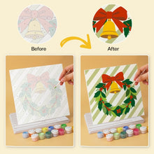 Load image into Gallery viewer, Mini Paint by Numbers Set 7.9"x7.9" (6 pieces) - Merry Traditions