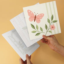 Load image into Gallery viewer, Mini Paint by Numbers Set 7.9"x7.9" (6 pieces) - Garden Whispers