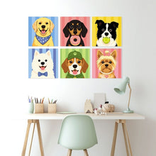 Load image into Gallery viewer, Mini Paint by Numbers Set 7.9"x7.9" (6 pieces) - Nice friends