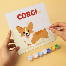 Load image into Gallery viewer, Mini Paint by Numbers Set 7.9"x7.9" (6 pieces) - Canine Classics