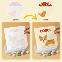 Load image into Gallery viewer, Mini Paint by Numbers Set 7.9"x7.9" (6 pieces) - Canine Classics