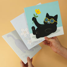 Load image into Gallery viewer, Mini Paint by Numbers Set 7.9"x7.9" (6 pieces) - Cats and Flowers
