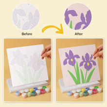 Load image into Gallery viewer, Mini Paint by Numbers Set 7.9"x7.9" (6 pieces) - Pastel Petals