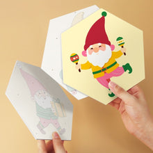 Load image into Gallery viewer, Mini Paint by Numbers Set - Hexagons (6 pieces) - Elf Squad