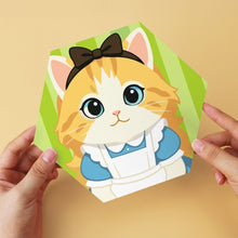 Load image into Gallery viewer, Mini Paint by Numbers Set - Hexagons (6 pieces) - Costume Cat Friends