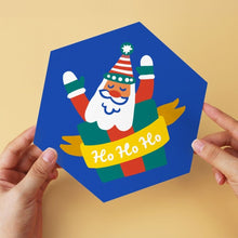 Load image into Gallery viewer, Mini Paint by Numbers Set - Hexagons (6 pieces) - Ho Ho Holiday