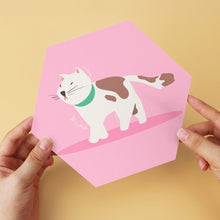 Load image into Gallery viewer, Mini Paint by Numbers Set - Hexagons (6 pieces) - Animals in Pink