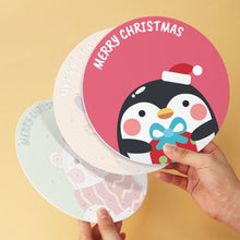 Load image into Gallery viewer, Mini Paint by Numbers Set - Discs Ø7.9" (6 pieces) - Festive Whimsy