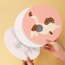 Load image into Gallery viewer, Mini Paint by Numbers Set - Discs Ø7.9" (6 pieces) - The Curious Cats