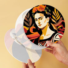 Load image into Gallery viewer, Mini Paint by Numbers Set - Discs Ø7.9" (6 pieces) - Artistic Icons