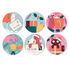 Load image into Gallery viewer, Mini Paint by Numbers Set - Discs Ø7.9" (6 pieces) - Merry Little Wonders Figured'Art
