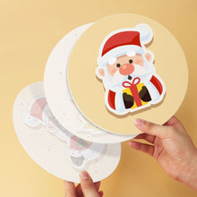 Load image into Gallery viewer, Mini Paint by Numbers Set - Discs Ø7.9" (6 pieces) - Holiday Magic