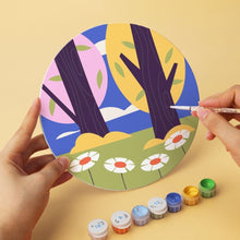 Load image into Gallery viewer, Mini Paint by Numbers Set - Discs Ø7.9" (6 pieces) - Whispers of the Wild