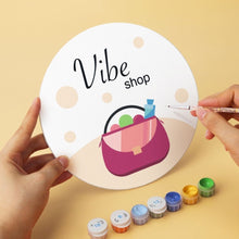 Load image into Gallery viewer, Mini Paint by Numbers Set - Discs Ø7.9" (6 pieces) - Little Luxuries