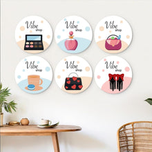 Load image into Gallery viewer, Mini Paint by Numbers Set - Discs Ø7.9" (6 pieces) - Little Luxuries
