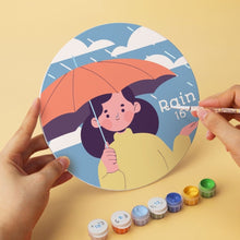 Load image into Gallery viewer, Mini Paint by Numbers Set - Discs Ø7.9" (6 pieces) - Little Moments