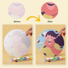 Load image into Gallery viewer, Mini Paint by Numbers Set - Discs Ø7.9" (6 pieces) - Little Moments