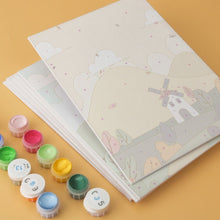 Load image into Gallery viewer, Mini Paint by Numbers Set 5.9"x7.9" (6 pieces) - Four Seasons Journey