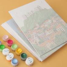 Load image into Gallery viewer, Mini Paint by Numbers Set 5.9"x7.9" (6 pieces) - World in Color