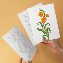 Load image into Gallery viewer, Mini Paint by Numbers Set 5.9"x7.9" (6 pieces) - Wildflower Illustrations