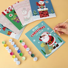 Load image into Gallery viewer, Mini Paint by Numbers Set 5.9"x7.9" (6 pieces) - Holiday Characters