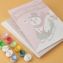 Load image into Gallery viewer, Mini Paint by Numbers Set 5.9"x7.9" (6 pieces) - Holiday Characters