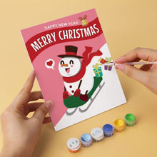 Load image into Gallery viewer, Mini Paint by Numbers Set 5.9"x7.9" (6 pieces) - Holiday Characters