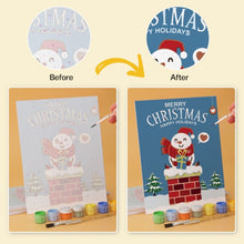 Load image into Gallery viewer, Mini Paint by Numbers Set 5.9"x7.9" (6 pieces) - Holiday Characters