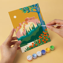 Load image into Gallery viewer, Mini Paint by Numbers Set 5.9"x7.9" (6 pieces) - Seaside Journeys