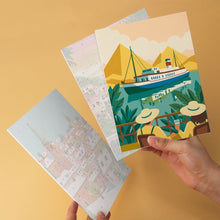 Load image into Gallery viewer, Mini Paint by Numbers Set 5.9"x7.9" (6 pieces) - Seaside Journeys