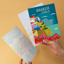 Load image into Gallery viewer, Mini Paint by Numbers Set 5.9"x7.9" (6 pieces) - Grand Tour Poster
