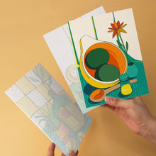 Load image into Gallery viewer, Mini Paint by Numbers Set 5.9"x7.9" (6 pieces) - Sculpted Moments
