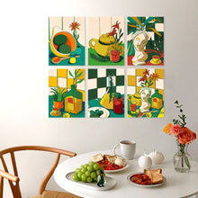 Load image into Gallery viewer, Mini Paint by Numbers Set 5.9"x7.9" (6 pieces) - Sculpted Moments