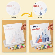 Load image into Gallery viewer, Mini Paint by Numbers Set 7.9"x7.9" (6 pieces) - Classic Holiday