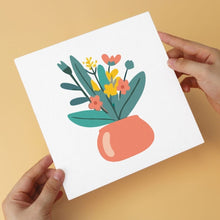 Load image into Gallery viewer, Mini Paint by Numbers Set 7.9"x7.9" (6 pieces) - Minimal Bouquets