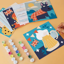 Load image into Gallery viewer, Mini Paint by Numbers Set 7.9"x7.9" (6 pieces) - British Icons