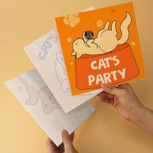 Load image into Gallery viewer, Mini Paint by Numbers Set 7.9"x7.9" (6 pieces) - Cat's Party