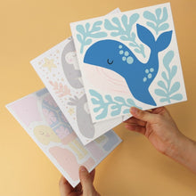 Load image into Gallery viewer, Mini Paint by Numbers Set 7.9"x7.9" (6 pieces) - Colorful Creature Mix