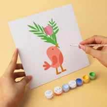 Load image into Gallery viewer, Mini Paint by Numbers Set 7.9"x7.9" (6 pieces) - Spring Bouquet