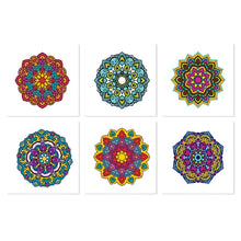 Load image into Gallery viewer, Mini Paint by Numbers Set 7.9"x7.9" (6 pieces) - Kaleidoscope Mandalas Figured'Art
