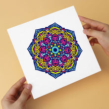Load image into Gallery viewer, Mini Paint by Numbers Set 7.9"x7.9" (6 pieces) - Kaleidoscope Mandalas