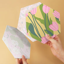 Load image into Gallery viewer, Mini Paint by Numbers Set - Hexagons (6 pieces) - Painted Petals