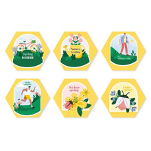Load image into Gallery viewer, Mini Paint by Numbers Set - Hexagons (6 pieces) - Spring Vibes Figured'Art
