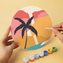 Load image into Gallery viewer, Mini Paint by Numbers Set - Discs Ø7.9" (6 pieces) - Daydreams
