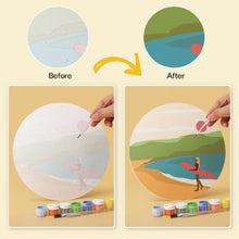Load image into Gallery viewer, Mini Paint by Numbers Set - Discs Ø7.9" (6 pieces) - Daydreams