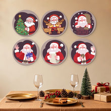 Load image into Gallery viewer, Mini Paint by Numbers Set - Discs Ø7.9" (6 pieces) - Merry and Sweet