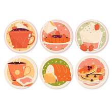 Load image into Gallery viewer, Mini Paint by Numbers Set - Discs Ø7.9" (6 pieces) - Sweet Season Figured'Art