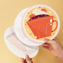 Load image into Gallery viewer, Mini Paint by Numbers Set - Discs Ø7.9" (6 pieces) - Sweet Season
