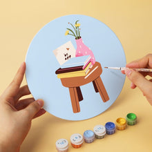 Load image into Gallery viewer, Mini Paint by Numbers Set - Discs Ø7.9" (6 pieces) - Little Creative Rituals